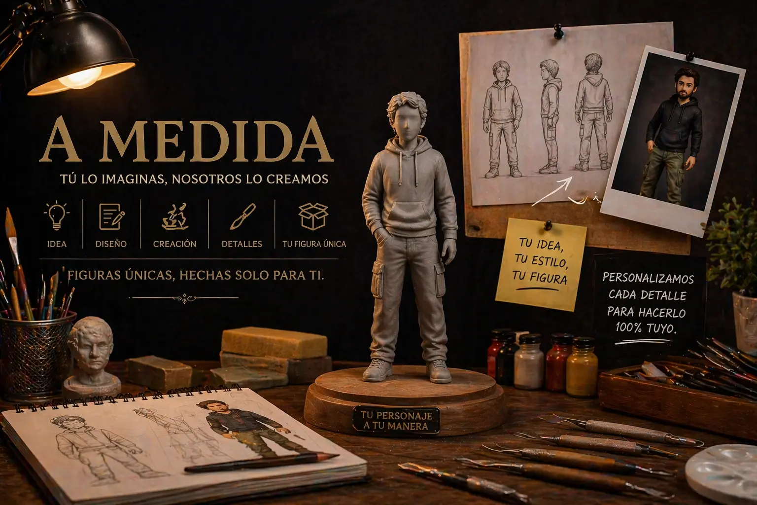 A Medida personalizado hecho a mano - YopCreations