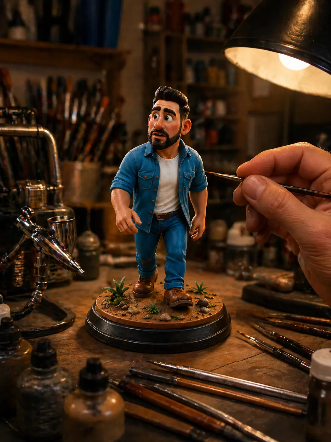 Figura cartoon personalizada de recibe tu figura - YopCreations