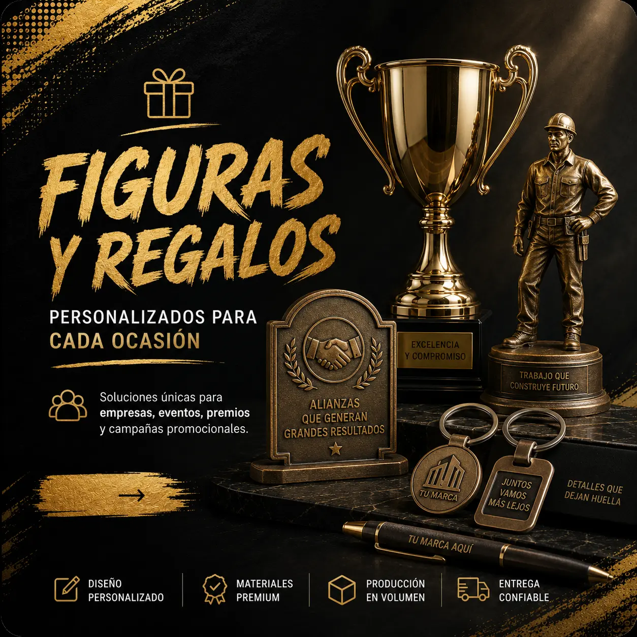 Trofeos personalizados y regalos 3D de YopCreations